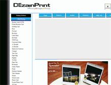 Tablet Screenshot of dezainprint.com.sg